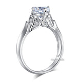 925 Sterling Silver Wedding Promise Anniversary Ring 1.25 Ct Created Diamond Jewelry XFR8259