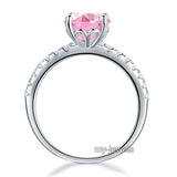 925 Sterling Silver Bridal Engagement Ring 2 Carat Created Diamond Jewelry XFR8213