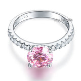 925 Sterling Silver Bridal Engagement Ring 2 Carat Created Diamond Jewelry XFR8213